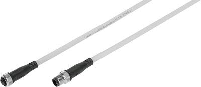 Festo 574322 Model NEBU-M12G5-E-7.5-Q8N-M1 Connecting Cable, White
