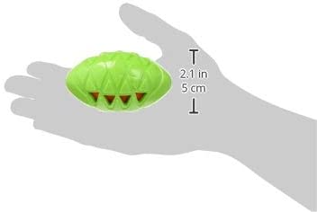 Rosewood Tough Crunch Rugby ball for dogs Small S, Green - Image 2