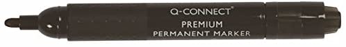 Q-Connect Premium Permanent Marker Pen Bullet Tip Black (Pack of 10), 1 count (Pack of 10) - Image 2