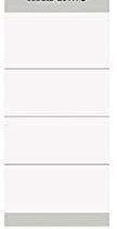 Herlitz 8 cm Backup Labels (Pack of 10)