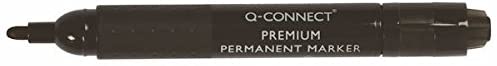 Q-Connect Premium Permanent Marker Pen Bullet Tip Black (Pack of 10), 1 count (Pack of 10) - Image 3