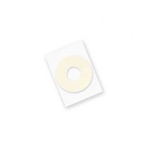 TapeCase 200 0.75"OD-0.125"ID-1000 Utility Purpose Paper Tape-Converted from 3M 200, 0.75" Circles with 0.125" Holes, Crepe Paper, Natural (Pack of 1000)