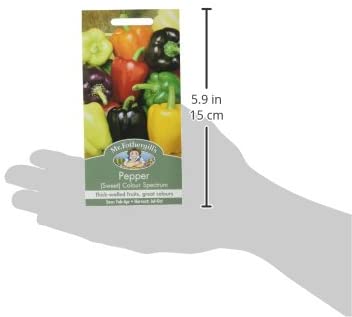 Mr Fothergill's 21007 Vegetable Seeds, Pepper (Sweet) Colour Spectrum, Mixed - Image 3