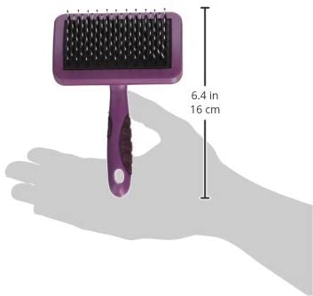Rosewood Soft Protection Porcupine Brush for Dogs Medium, grey and orange - Image 3