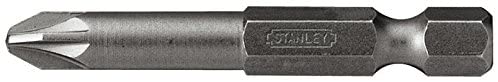 Stanley 168926B Pozi 2 Point Power Bit 50mm (10 Pieces), Others, No.2 Pozidriv