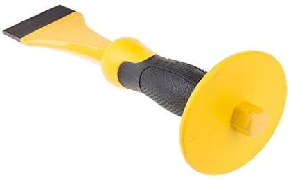 STANLEY FATMAX 2.1/4x10" Electricians Steel Chisel with Guard, 4-18-0330, Black/Yellow, Electricians Chisel 2.1/4 x 10 Inch - Image 2