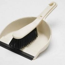 Addis 337816 Dustpan and Stiff Brush Set, Linen Cream