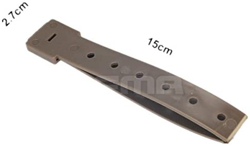 HANSTRONG GEAR Durable Tactical Molle System 5 Inch Long Tactical Clips Strap 3 Pack DE, 5 inch-DE, 5 inch-DE - Image 3