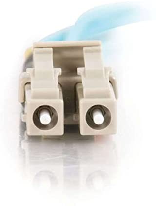 C2G 15m Fibre/Fiber Optic Cable for 10Gb Base-SR and 10GBase-LRM LC/LC Duplex Multimode 50/125 10Gb LSZH Fibre - Image 3