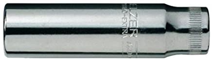 Bahco A6800DZ-3/8 1/4-Inch Bi-Hex Deep Length Socket, Silver, 3/8-Inch