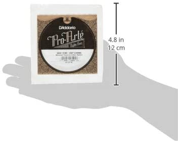 D'Addario J4502 Pro-Arte Nylon Normal Tension Single Second String for Classical Guitar, Nylon Classical - Image 3