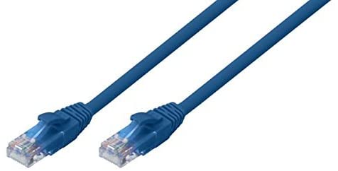 LINDY 0.3m CAT6 U/UTP Ethernet Cable, Blue