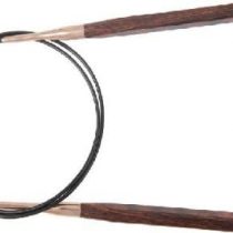 KnitPro 60 cm x 5.5 mm Cubics Fixed Circular Needles, Rosewood
