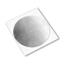 TapeCase 3380 CIRCLE-0.5"-1000 Silver Aluminium Foil 3M Tape, -30 to 260 degrees F, 0.0033" Thickness, 0.5" Length, 0.5" Width (Pack of 1000)