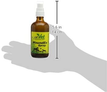 cdVet Naturprodukte VeaVet WoundEx Spray 100 ml, Dog, cat, horses, care product, sore sensitive + sensitive + stressed skin - Image 4