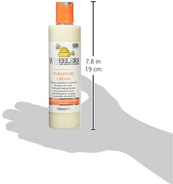 Wheelers Natural Wood Furniture Cream (300ml) Natural Beeswax Furniture Polish Infused with Essential Oils - Image 3