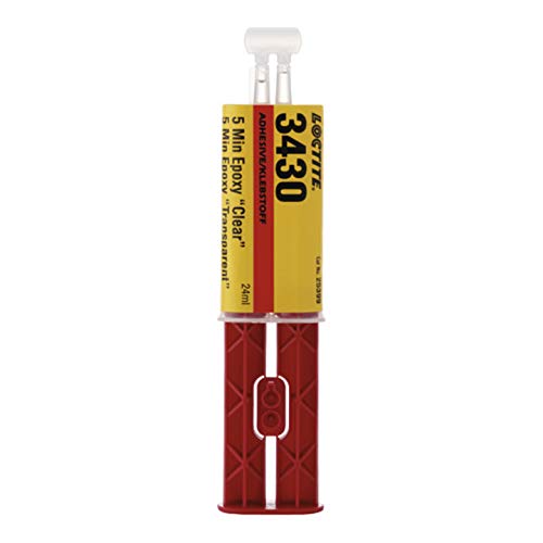LOCTITE EA 3430, Universal 2 Part Epoxy Adhesive for Bonding Glass and Decorative Panels Water-Resistant Epoxy Glue