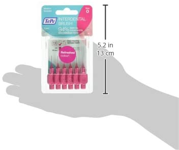 TePe Interdental Brush Pink 0.4mm Pack of 6, 6 count (Pack of 1) - Image 3