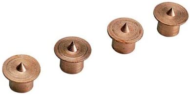 wolfcraft 4 Centre Points - Dowel Marking Points, diameter 6 mm I 2911000 I Clever marking aid for exact dowel holes
