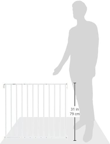 ABUS Junior Care Tim JC9210 W 73151 Door and Stair Gate Metal White - Image 3