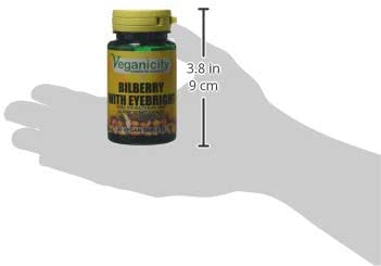 Veganicity Bilberry with Eyebright : Eye Health Plant Supplement : 30 Vtabs, in a Planet-Friendly 99% Recycled Pot - Image 3