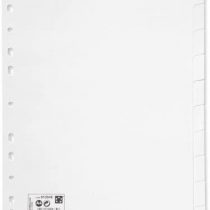 5 Star Subject Dividers Multipunched Manilla Card 10-Part A4 White