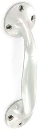 Merriway BH03935 Bow Handle, 175mm 7 inch - Bright Aluminium, Grey, 175 mm
