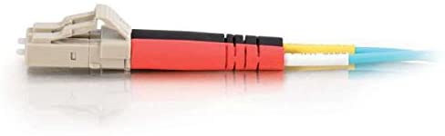 C2G 15m Fibre/Fiber Optic Cable for 10Gb Base-SR and 10GBase-LRM LC/LC Duplex Multimode 50/125 10Gb LSZH Fibre - Image 4