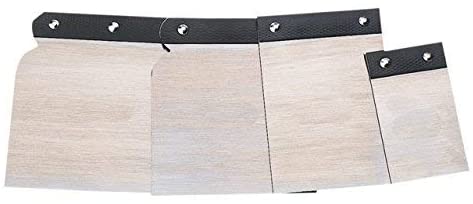 Bahco 22209004B Body Work Scrapers Set, Silver/Black, Set of 4 Piece