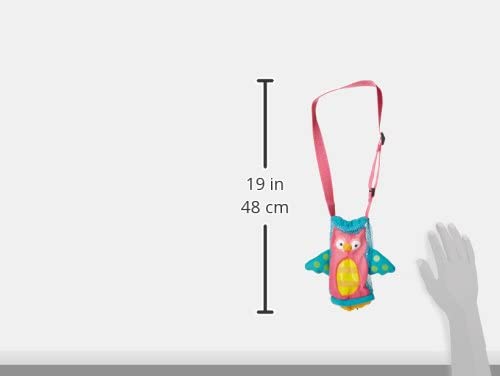 Stephen Joseph SJ670176A Children's Owl Bottle Holder, Polyester, Pink, 8.9 x 7.5 x 18.42 cm - Image 4