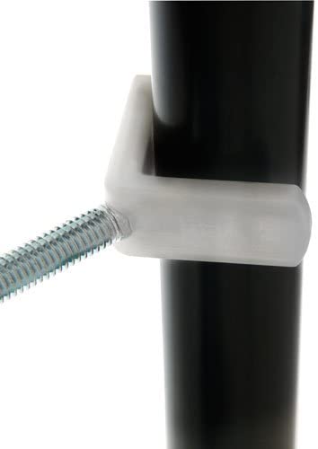 hauck Pack of 2 Y-Spindle Adapters for Safety Gates White, No-Drill Banister Attachment for Round Rails up to 6 cm - Image 2
