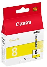Canon No 8 Yellow Ink Cartridge (Chromalife 100 Inks, CLI-8Y), single pack - Image 2