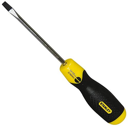 STANLEY Cushion Grip Screw Driver FLD 8MM X 150MM, Multi