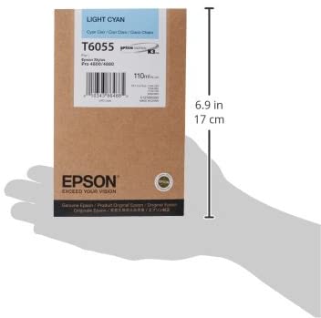 Epson C13T605500 Ink Cartridge for Pro 4800 Stylus, Light Cyan, Genuine, 110 ml - Image 2