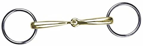 HKM Float Snaffle Bit 9893 Gold 55 mm / 125 Width, Multicolor, 55 mm/ 125 - Image 3