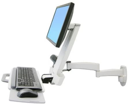 Ergotron 200 Series Combo Arm, Mounting kit (handle, wall bracket, articulating arm, support tray - Image 2