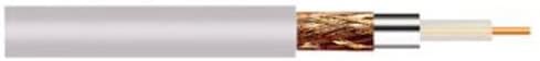 Merriway BH01476 75 Ohm Coaxial Cable for Digital or Analogue TV White, 25 Metres (82.5 feet)