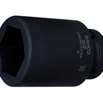 Bahco MASCH. Operation. Socket Insert 1 1/2, Hexagonal, Long, Black 115 mm