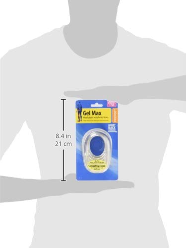 Profoot Gel Max Cushions for Heel Pain, Women's Heel Cushions, Gel Pad Cushions Ideal for Heel Spur Plantar Fasciitis - Image 3