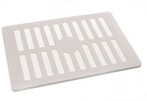 Merriway BH01263 9 x 9 inch Adjustable Sliding Hit and Miss Air Grille (Overall Vent Size: 290 x 270mm)