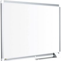 Bi-Office, Magnetic whiteboard, Dry Wipe Clean, Aluminium Framed Magnetic Notice Board, memo Board, Painted Steel Surface 60x45 cm cm