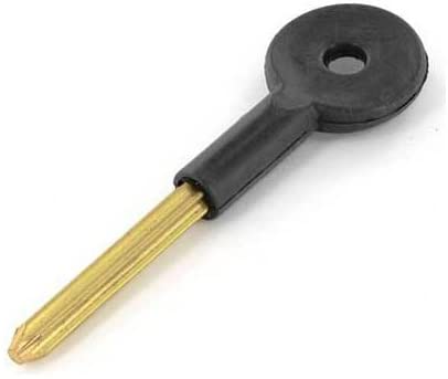 SEC Bolt Key Brass/Black S1064*, 1 Key