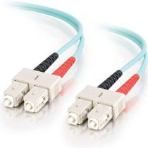 C2G 1m Fibre/Fiber Optic Cable for 10Gb Base-SR and 10GBase-LRM SC/SC 10Gb LSZH Duplex Multimode 50/125 Fibre