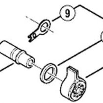 Shimano SPARE PART RDM985 P-axle & washer
