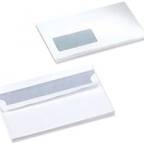 5 Star Envelopes Wallet Press Seal Window 90gsm White DL [Pack of 1000]