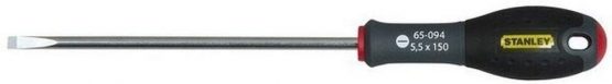 Stanley Fat Max Screwdriver Parallel 6.5X150Mm-Black/Red