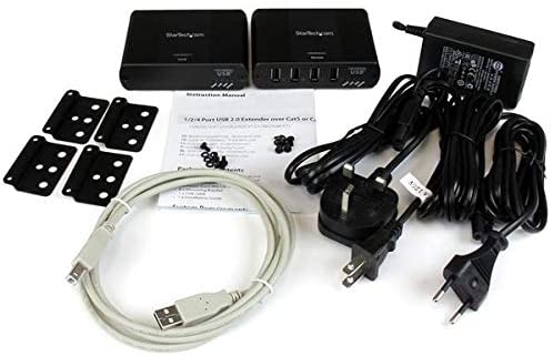 StarTech.com Newer version available USB2004EXT2NA; 4-Port USB Extender, Up to 330 ft (100m) USB 2.0 over Cat5/Cat6 Extender - Image 3