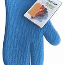 silikomart Textured Silicone Oven Mitt Zeus, Light Blue