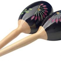 Stagg MRW-19 Wooden Maracas 19cm , Black