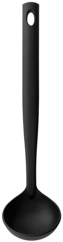Brabantia Sauce Ladle, All Nylon, Black, Depth: 5.5 cm, Width: 6.5 cm, Height: 29.2 cm